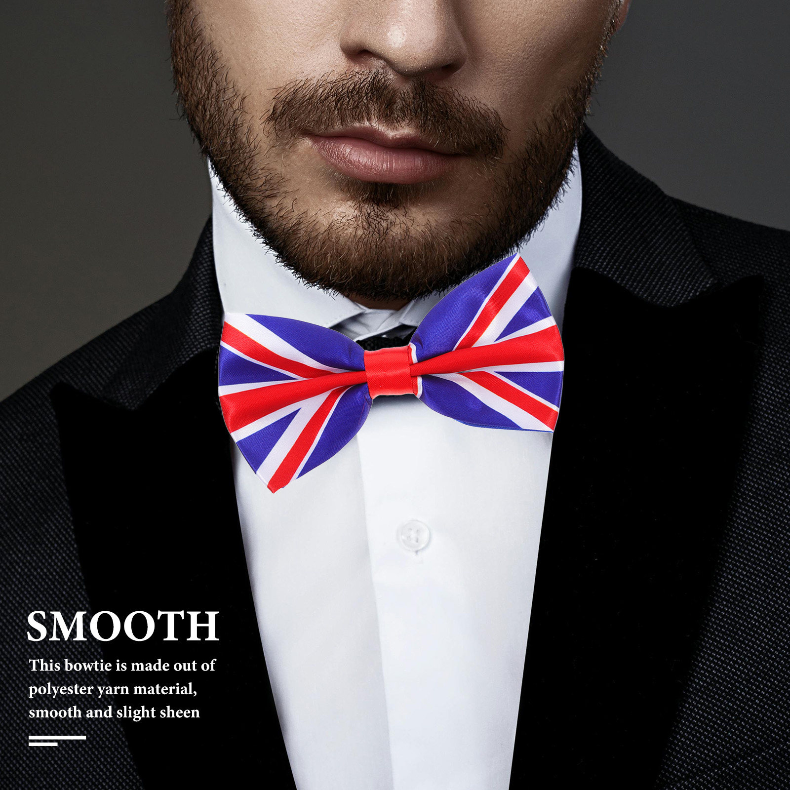 Men'S Formal Wear Uk - Erkekler için İngiliz Bayrağı Papyonu -