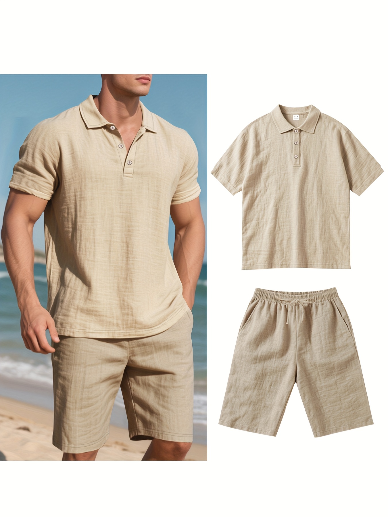 Yaz Erkek Takım Elbise Moda Ke - Men'S Formal Beach Wear incelemesi ve fiyatı