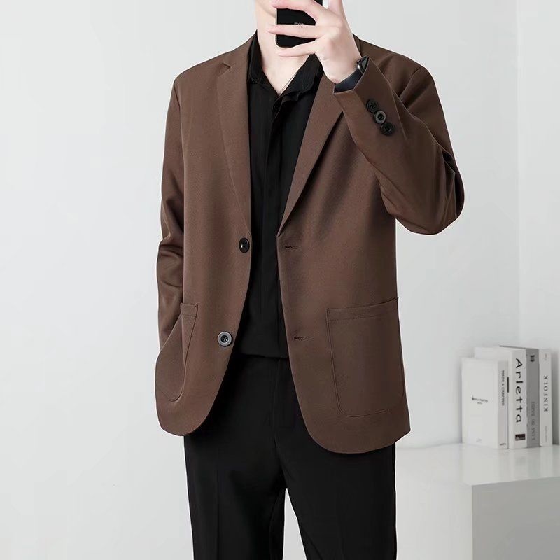Bahar kahverengi siyah Blazer  - Men Formal Wear Brown incelemesi ve fiyatı