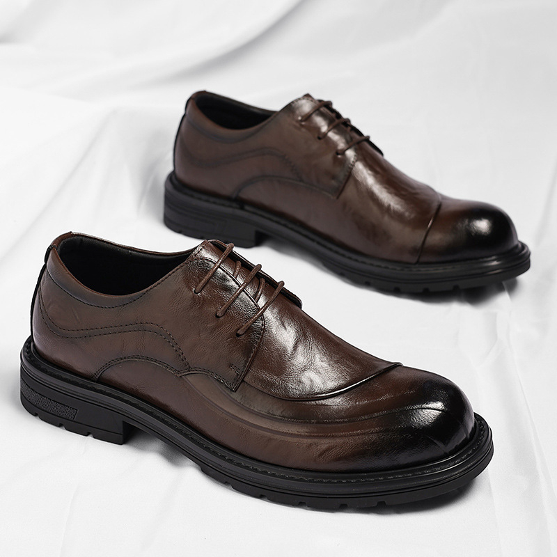 Kahverengi Parlatılmış Hakiki  - Men Formal Wear Brown incelemesi ve fiyatı