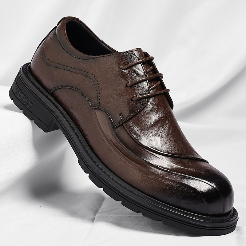 Kahverengi Parlatılmış Hakiki  - Men Formal Wear Brown incelemesi ve fiyatı