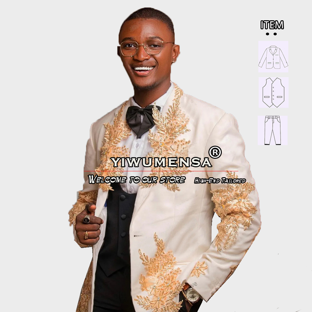 Özelleştirilmiş 3 Parça Takım  - Men Formal Party Wear Dress incelemesi ve fiyatı