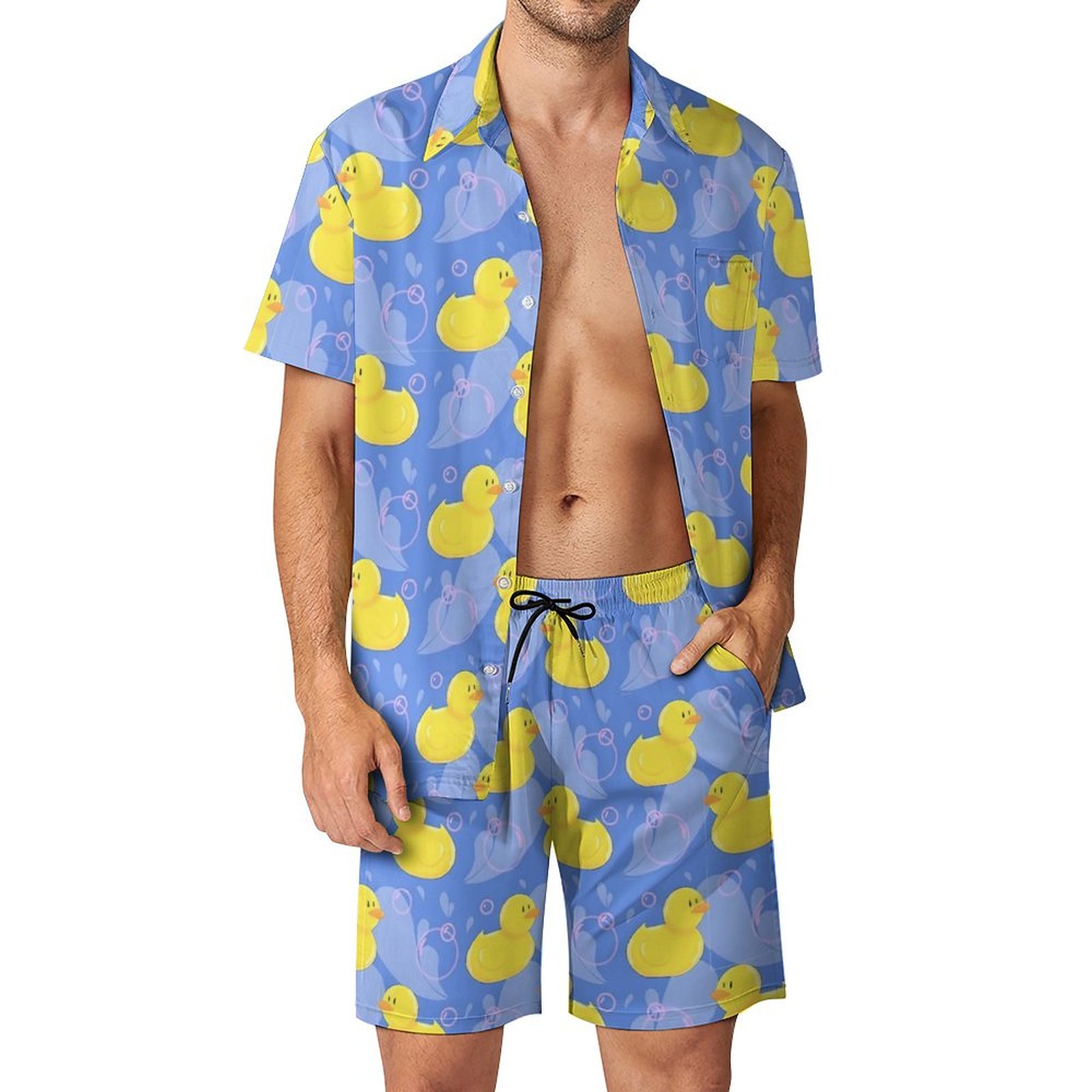 Yaz Sarı Lastik Ördek 3D Baskı - Men'S Formal Beach Wear incelemesi ve fiyatı