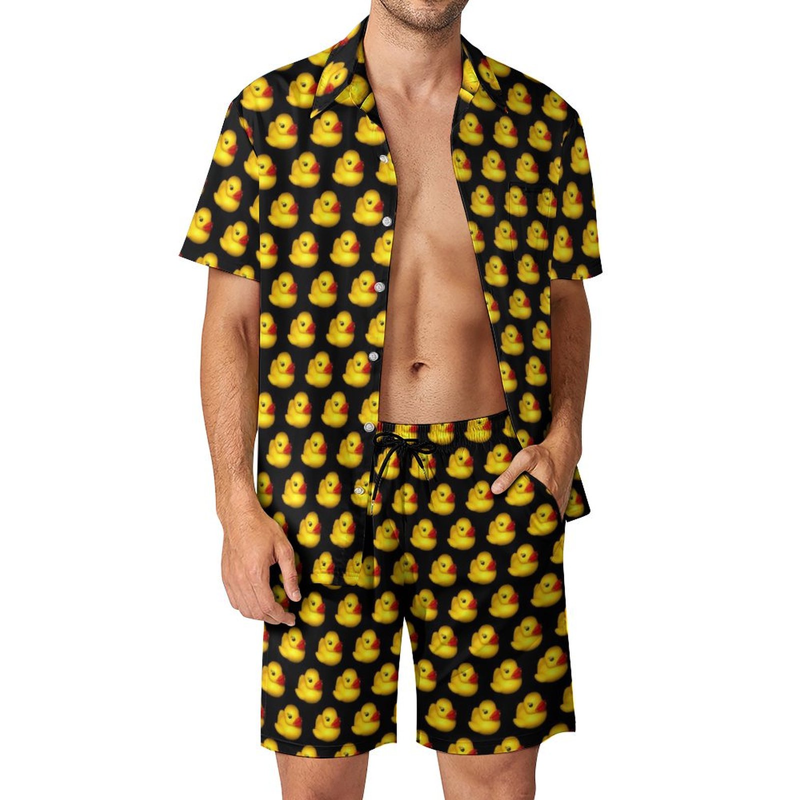Yaz Sarı Lastik Ördek 3D Baskı - Men'S Formal Beach Wear incelemesi ve fiyatı